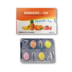Kamagra Chewable 100 mg (Sildenafil Citrate)